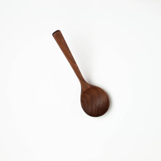 10" Walnut Wood Angled Ladle