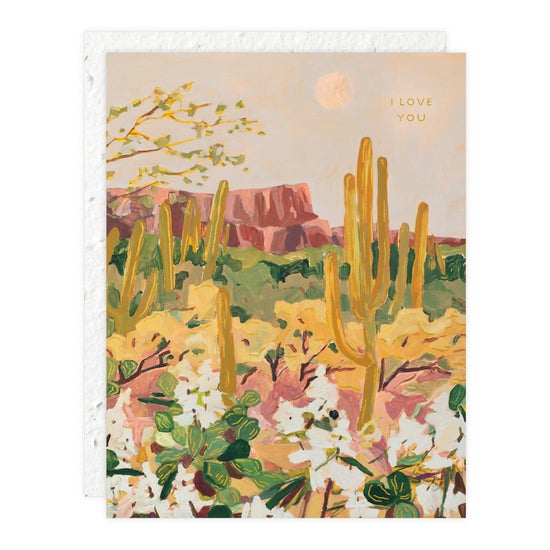 Desert Moonlight I Love You | Everyday Card