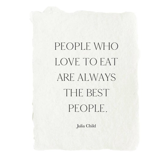Love to Eat | Flat Note Card