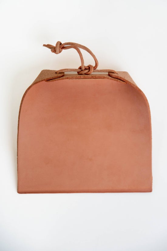 Leather Dustpan | Natural