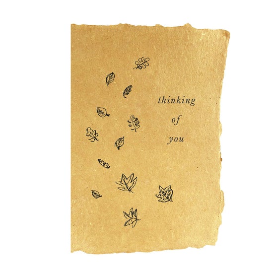 Thinking Of You | Fall Leaves Card
