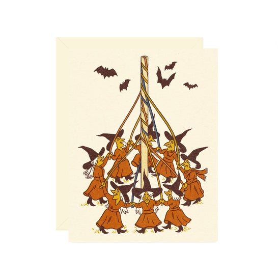 The Witch’s Party | Halloweeen Card