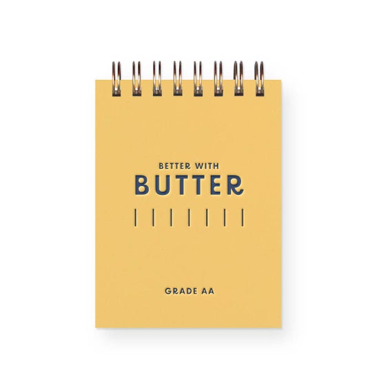 Better With Butter Mini Notebook