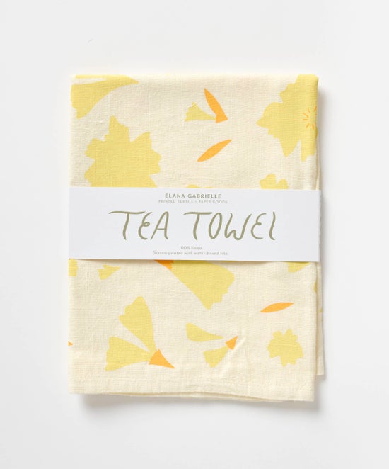 Marigold Linen Tea Towel