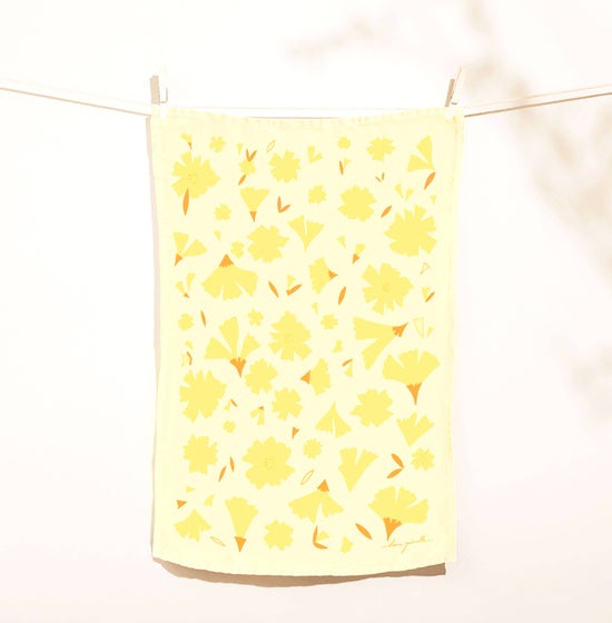 Marigold Linen Tea Towel