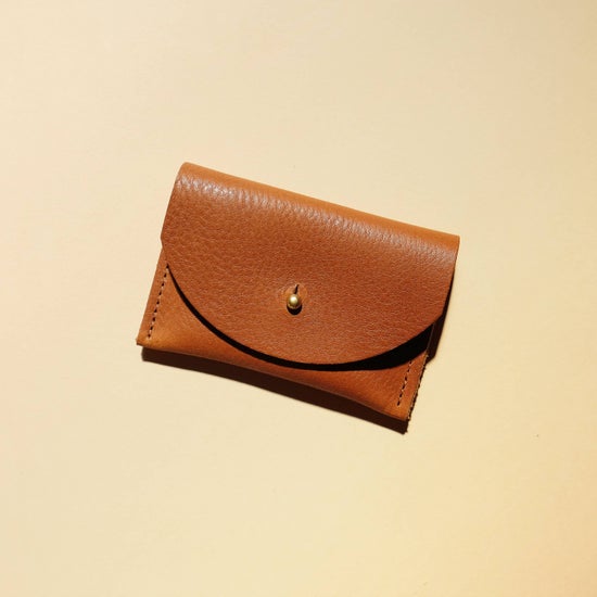 Leather Cardholder | Cognac