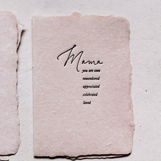 Mama You Are Seen | Mother's Day Card