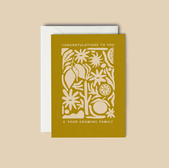 Growing Family | Baby Card