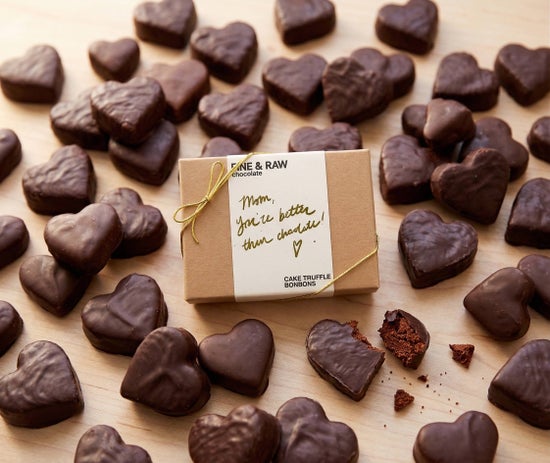 Mother's Day Brownie Heart Bonbons