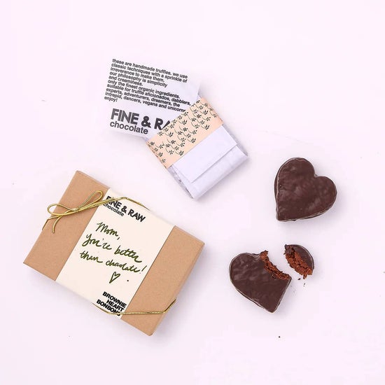 Mother's Day Brownie Heart Bonbons