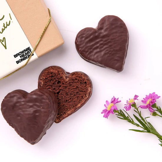 Mother's Day Brownie Heart Bonbons