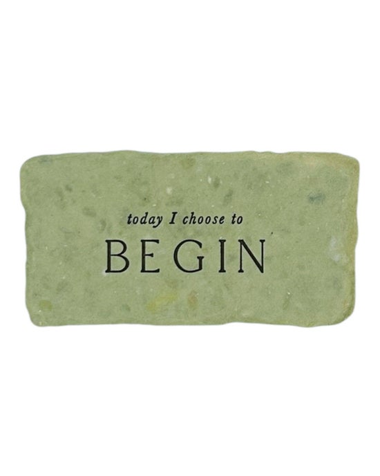 Today I Choose to Begin | Intention Card