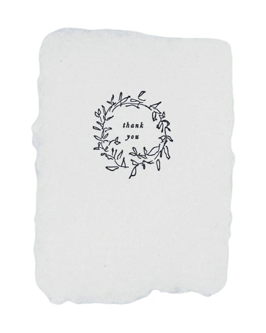 Thank You Wreath | Note Card