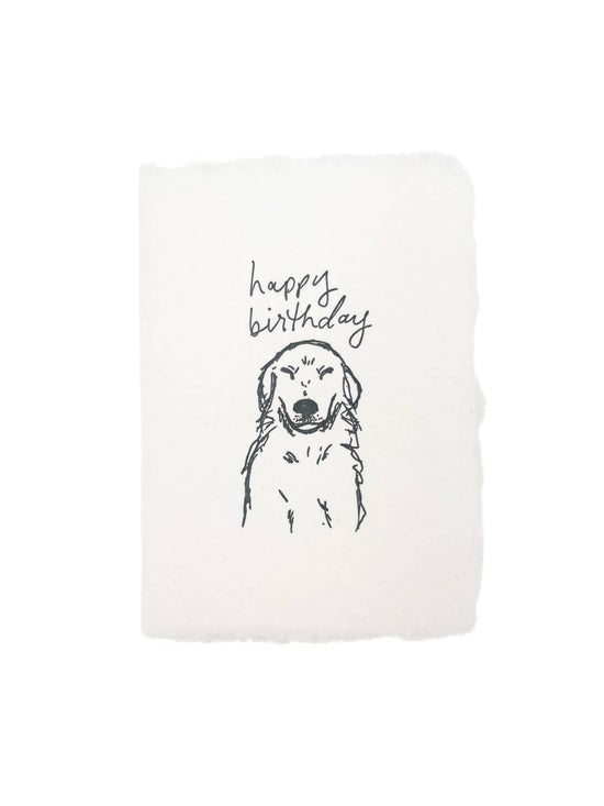 Happy Birthday Dog Card