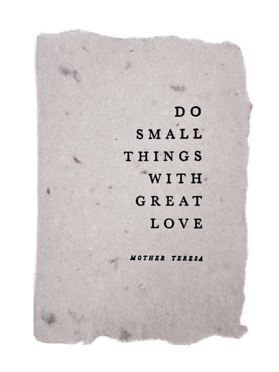 Do Small Things | Encouragement Card