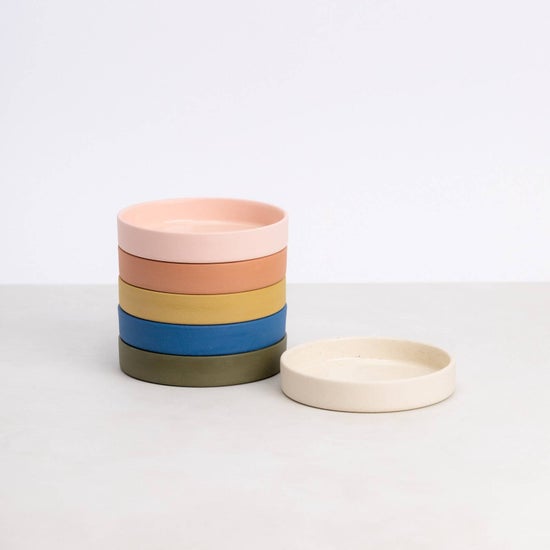 The Round Ceramic Tray | Petal
