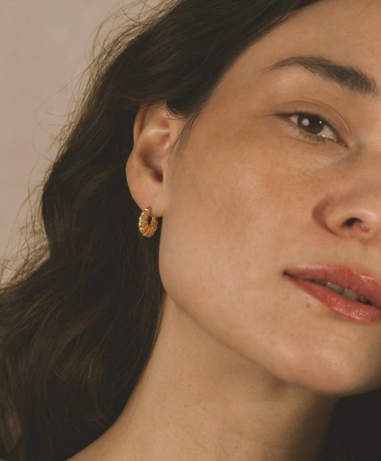 Drumlin Earrings | Gold