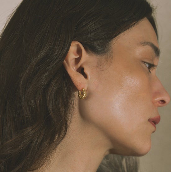 Drumlin Earrings | Gold