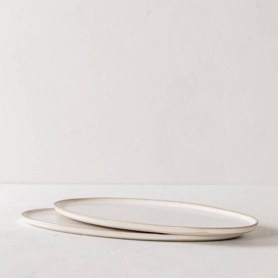Oval Serving Tray | Stoneware