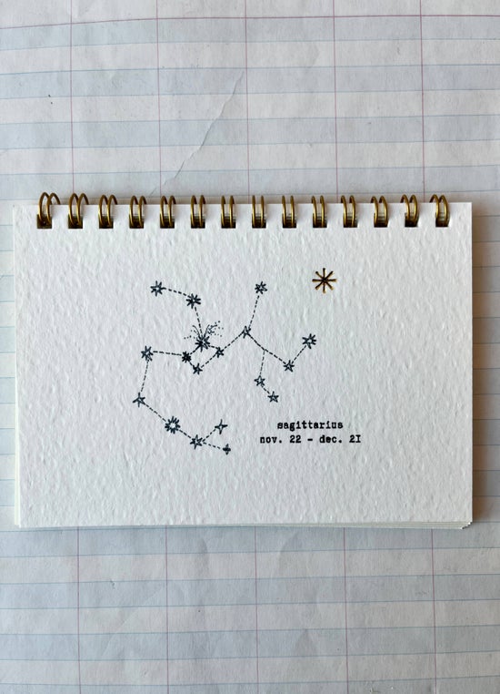 Zodiac Constellations Notebook | Sagittarius