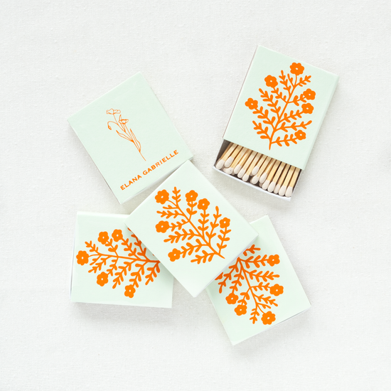 Floral Matchbox | Sage