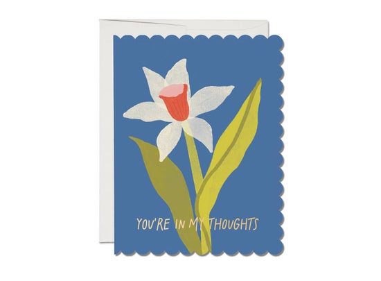 Scalloped Daffodil | Sympathy Card