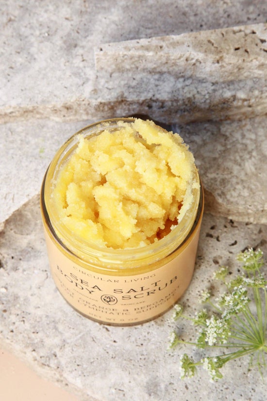 Sea Salt Body Scrub | Sweet Orange & Bergamot