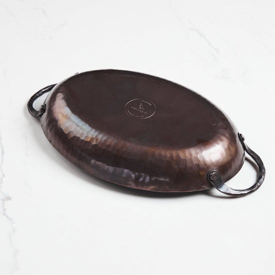 Smithey Carbon Steel Oval Roaster