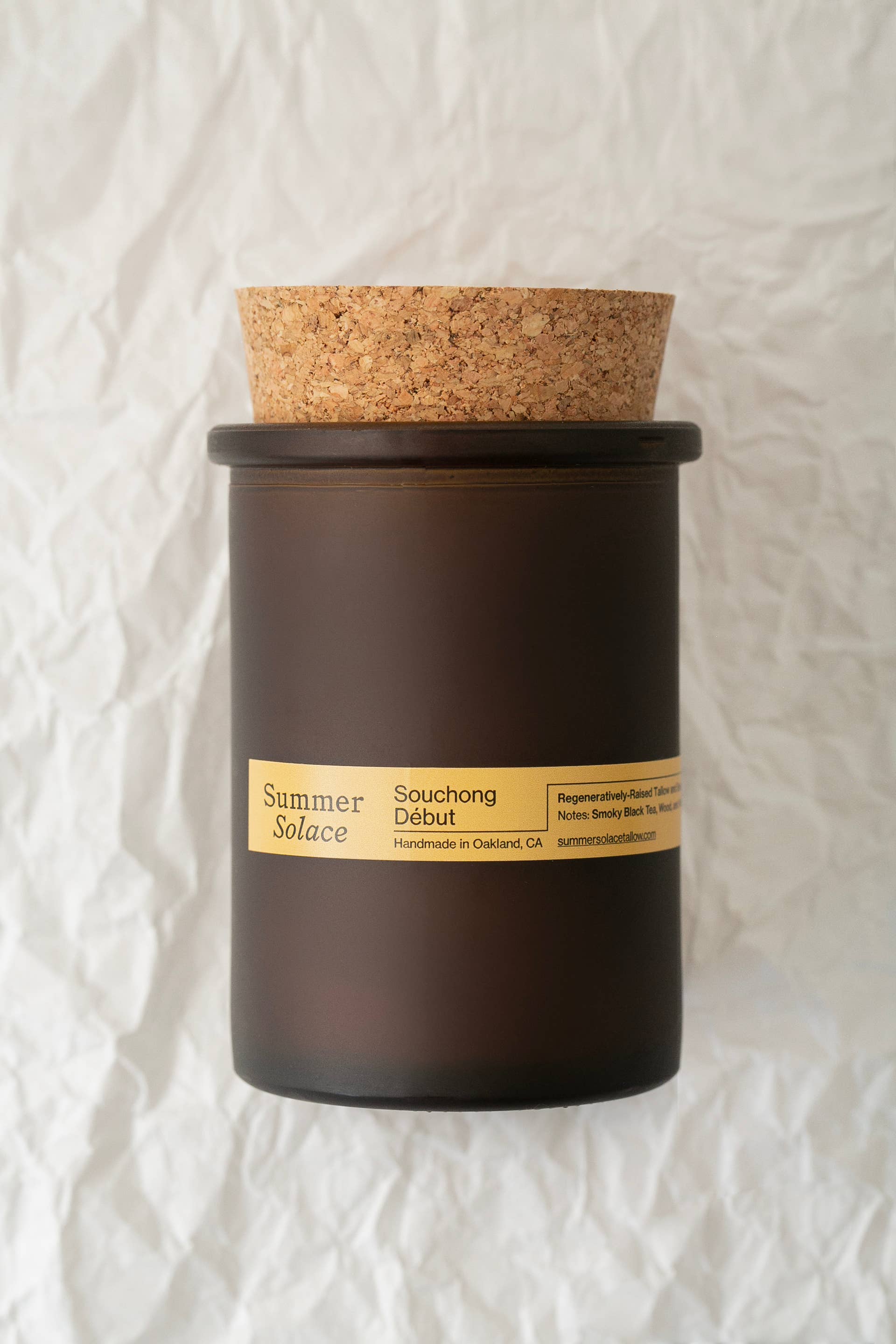 Souchong Debut | Tallow Candle | 6oz
