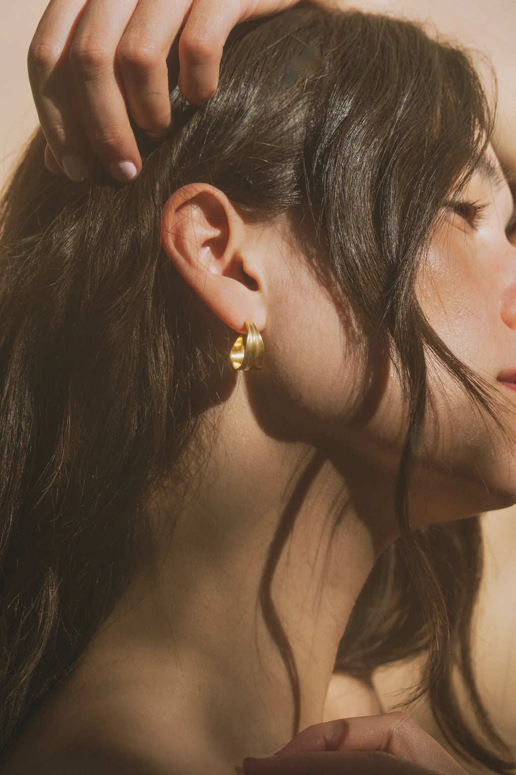 Vena Earrings | Gold