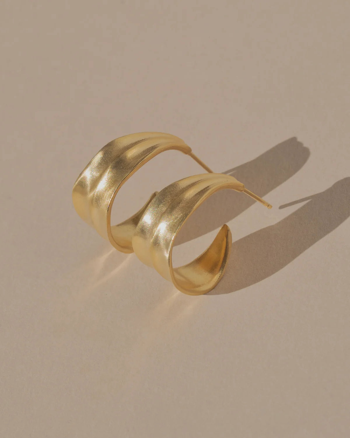 Vena Earrings | Gold