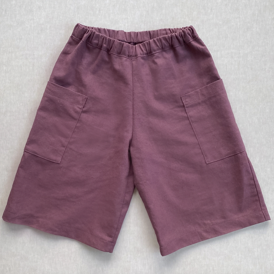 Victoria Cropped Pants | Purple