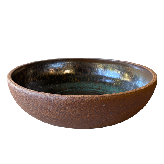 10” Viridian Sandstone Bowl