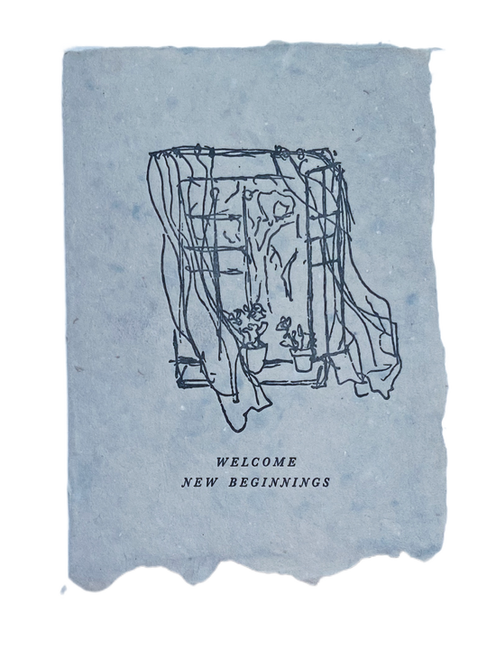 Welcome New Beginnings | Encouragement Card