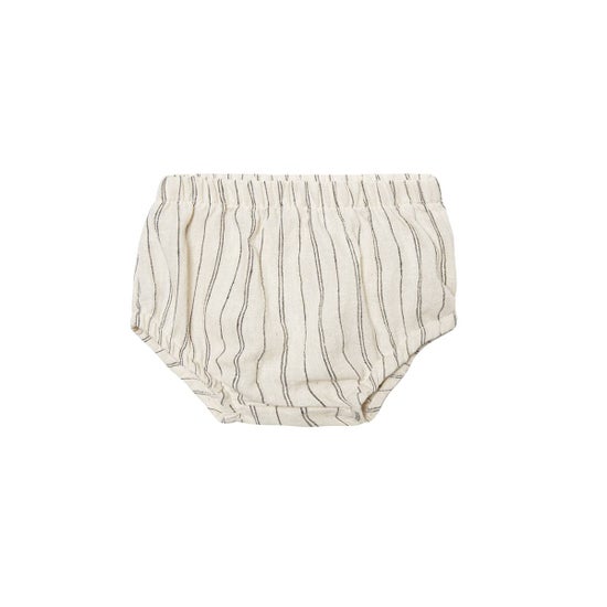 Woven Bloomer | Natural/Black Stripe | 6-12 months