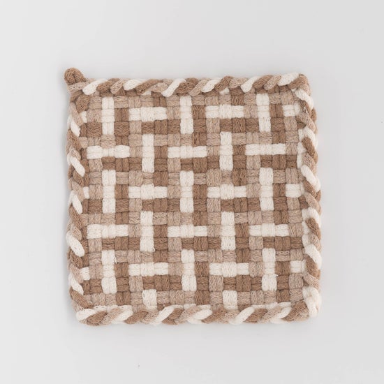 Woven Mat | Villa Collection | Beige, Flax & Winter White